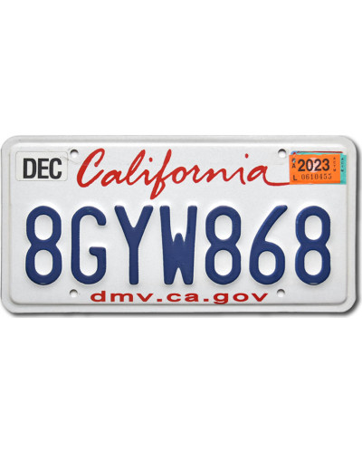 Americká ŠPZ California Lipstick