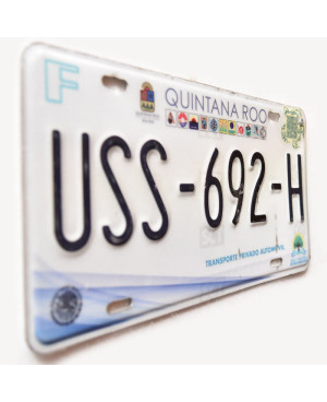 Mexická ŠPZ Quintana Roo 2020 USS-692-H