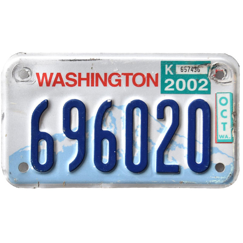 Moto americká ŠPZ Washington 696020