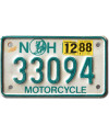 Moto americká ŠPZ New Hampshire 33094