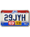 Moto americká ŠPZ Ohio 29JYH