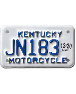 Moto americká ŠPZ Kentucky JN183