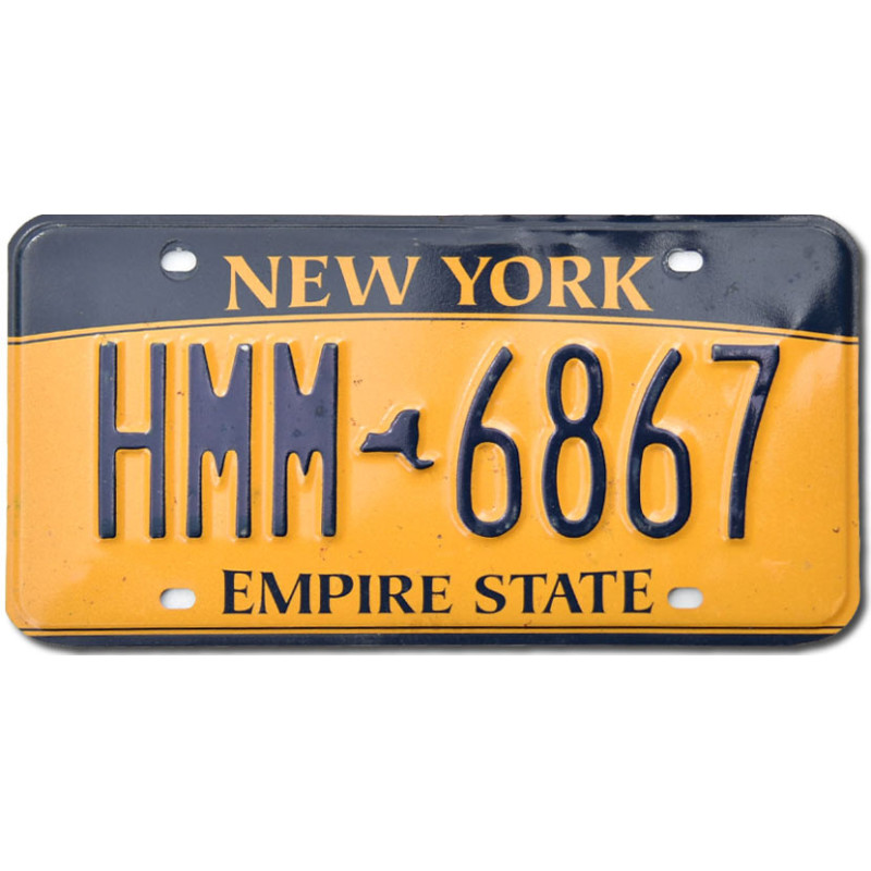 Americká ŠPZ New York Empire State HMM 6867