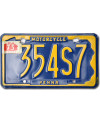 Moto americká ŠPZ Pennsylvania 354S7