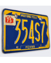 Moto americká ŠPZ Pennsylvania 354S7