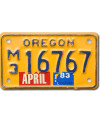 Moto americká ŠPZ Oregon M3 16767