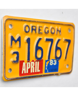 Moto americká ŠPZ Oregon M3 16767