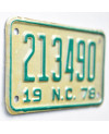 Moto americká ŠPZ North Carolina 213490