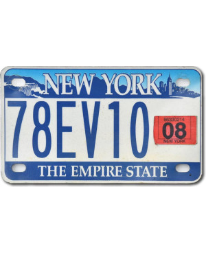 Moto americká ŠPZ New York Empire 78EV10