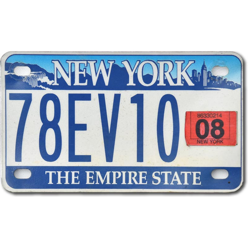 Moto americká ŠPZ New York Empire 78EV10