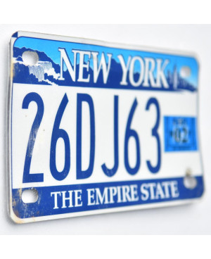 Moto americká ŠPZ New York Empire 26DJ63