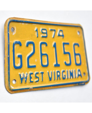 Moto americká ŠPZ West Virginia G26156