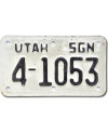 Moto americká ŠPZ Utah 4-1053