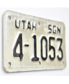 Moto americká ŠPZ Utah 4-1053