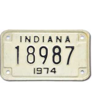 Moto americká ŠPZ Indiana 18987 moto