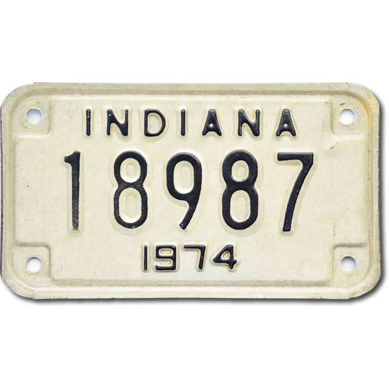 Moto americká ŠPZ Indiana 18987 moto