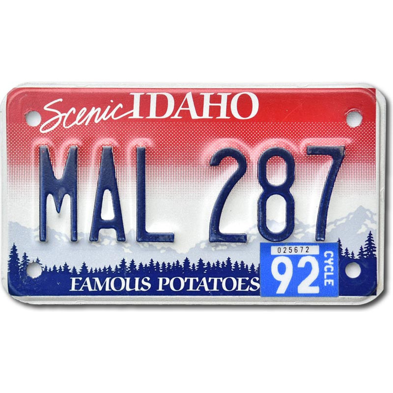 Moto americká ŠPZ Idaho MAL 287