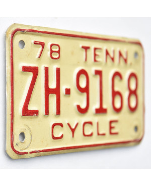 Moto americká ŠPZ Tennessee ZH-9168