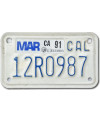 Moto americká ŠPZ California 12R0987