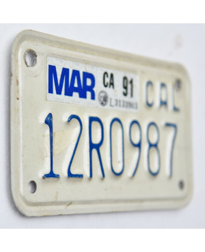 Moto americká ŠPZ California 12R0987