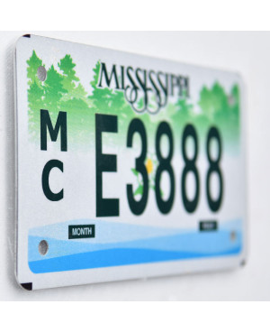 Moto americká ŠPZ Mississippi MC E3888