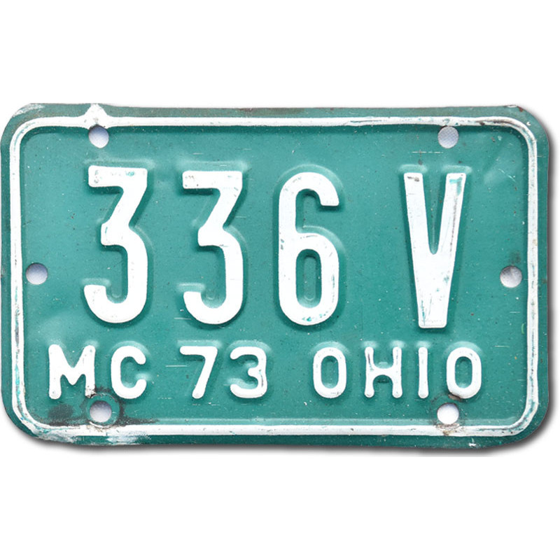Moto americká ŠPZ Ohio 336V