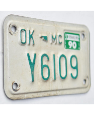 Moto americká ŠPZ Oklahoma Y6109