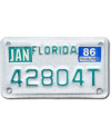Moto americká ŠPZ Florida 42804T