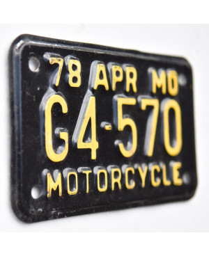 Moto Americká ŠPZ Missouri G4 570