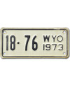Moto americká ŠPZ Wyoming 18-76