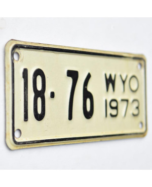 Moto americká ŠPZ Wyoming 18-76