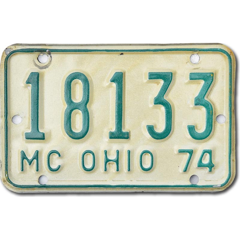 Moto americká ŠPZ Wisconsin 6556