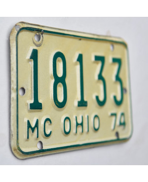 Moto americká ŠPZ Wisconsin 6556