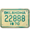 Moto americká ŠPZ Oklahoma 22888