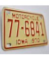 Moto americká ŠPZ Iowa 77-6841