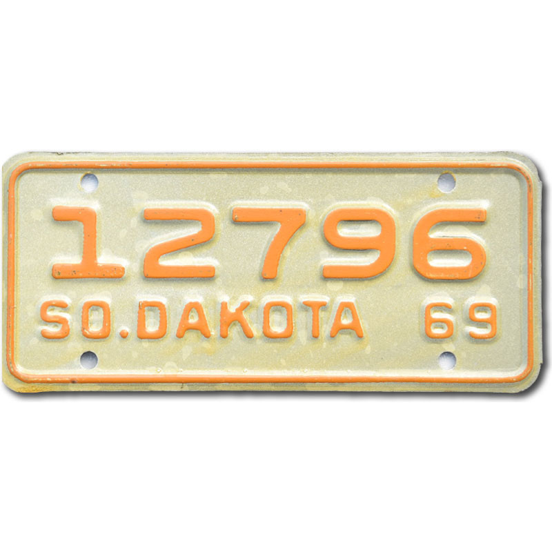 Moto americká ŠPZ South Dakota 12796
