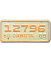Moto americká ŠPZ South Dakota 12796