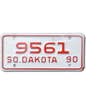 Moto americká ŠPZ South Dakota 9561