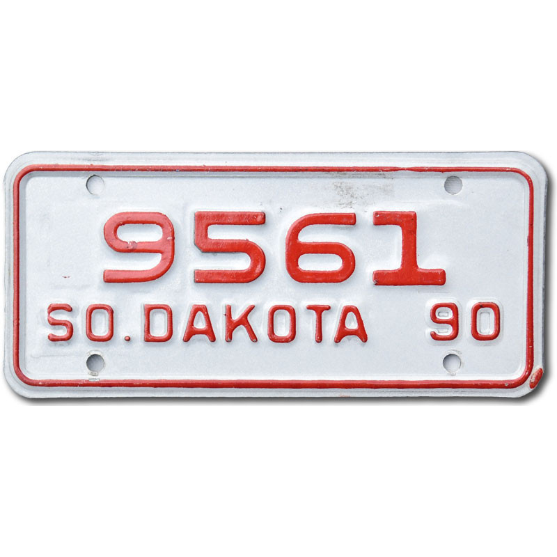 Moto americká ŠPZ South Dakota 9561