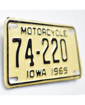 Americká SPZ Iowa 74-220 moto
