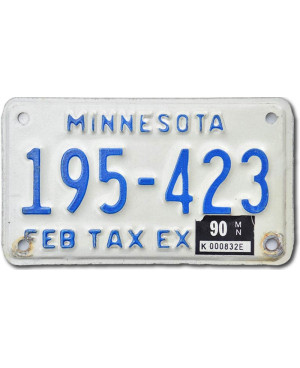 Americká SPZ Minnesota 195-423 moto