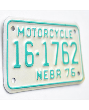 Americká SPZ Nebraska 16-1762 moto