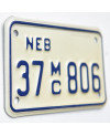 Americká SPZ Nebraska 37MC806 moto