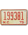 Americká SPZ North Carolina 199381 moto