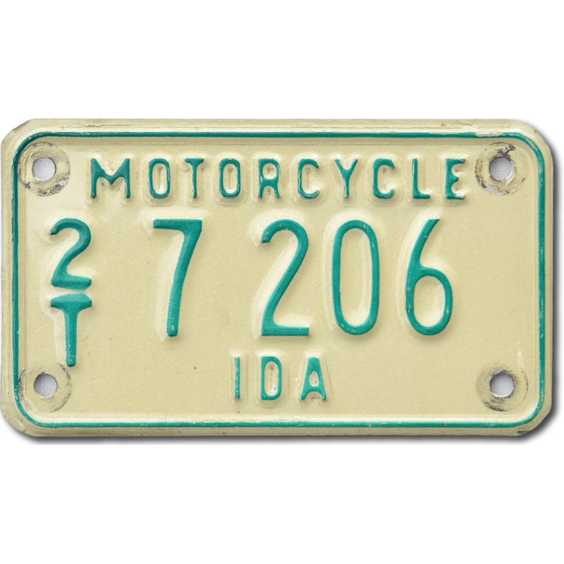 Americká SPZ Idaho 2T7 206 moto