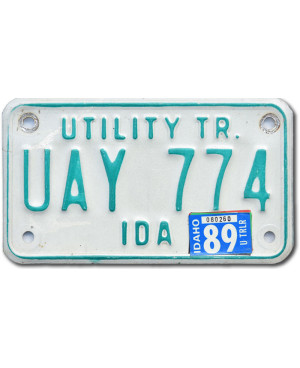 Americká SPZ Idaho UAY 774 Utility Trailer