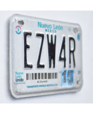 Mexická ŠPZ Nuevo León EZW4R moto