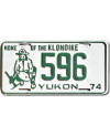 Kanadská ŠPZ Yukon 1974 Home Of The Klondike 596