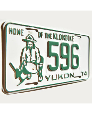 Kanadská ŠPZ Yukon 1974 Home Of The Klondike 596