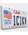 Americká ŠPZ Utah In God We Trust